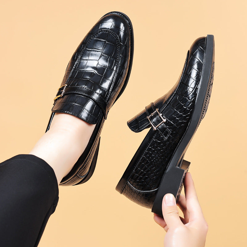 Zapatos para hombre con estampado de cocodrilo