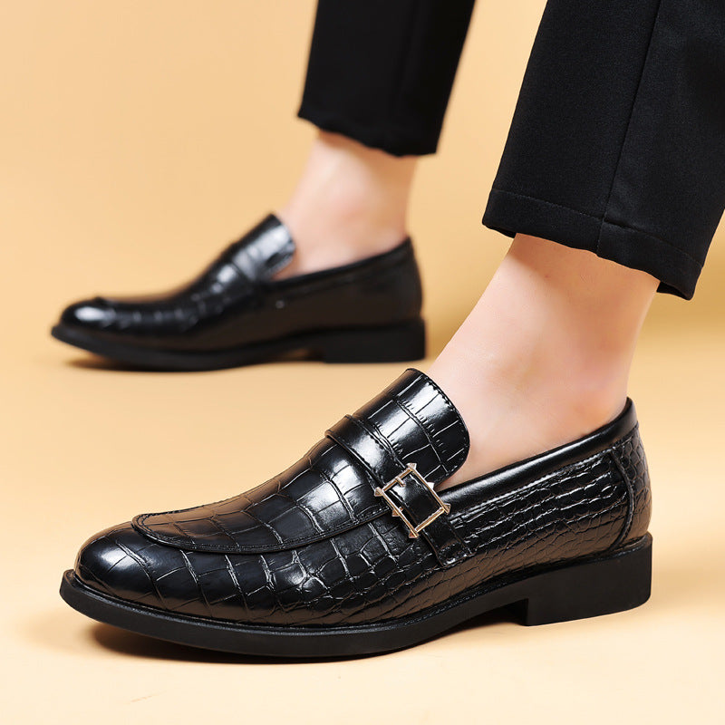 Zapatos para hombre con estampado de cocodrilo