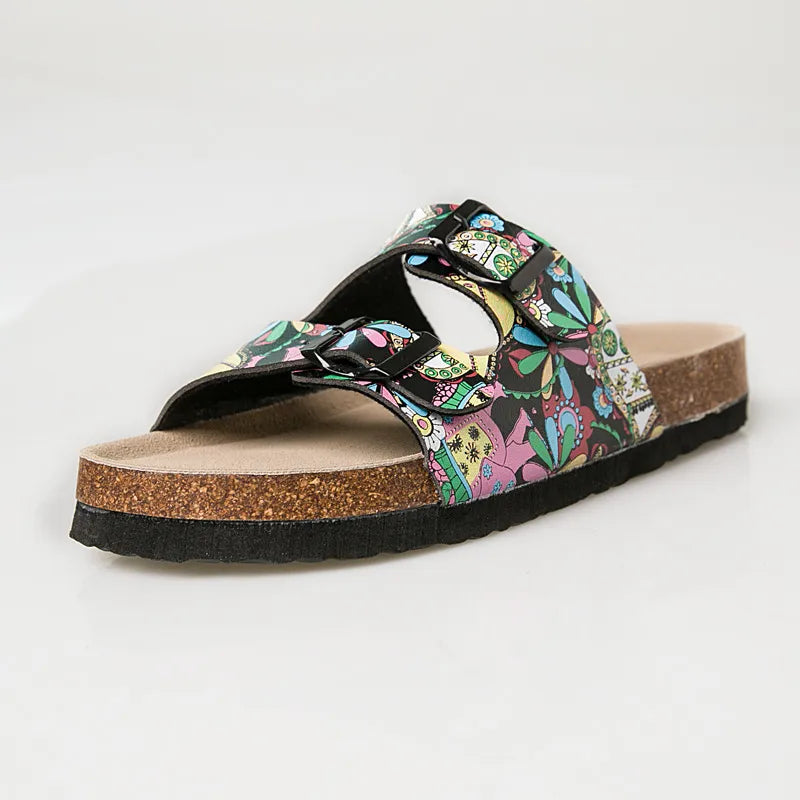 Sandalias de Corcho con Hebillas