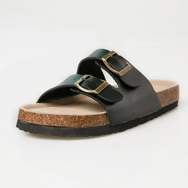 Sandalias de Corcho con Hebillas