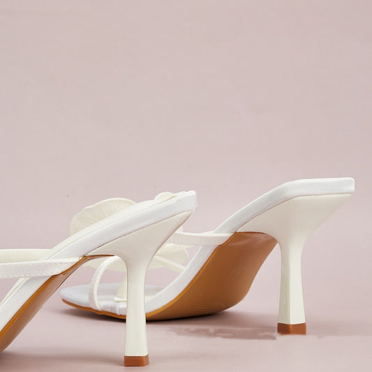 tacones florales para dama