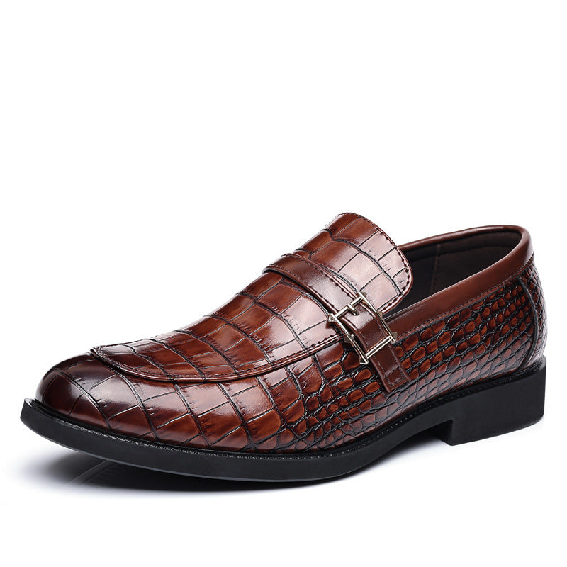 Zapatos para hombre con estampado de cocodrilo