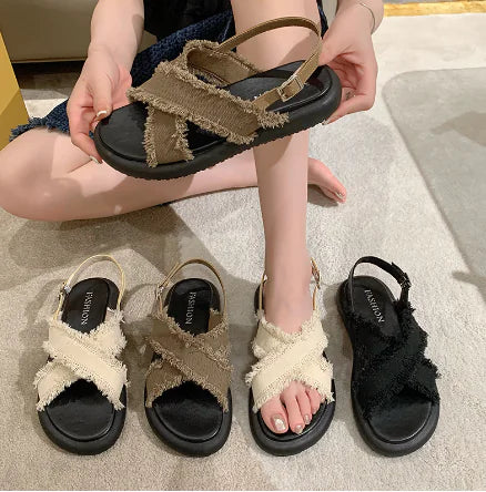 Women's Cross Sandals