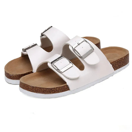 Sandalias de Corcho con Hebillas